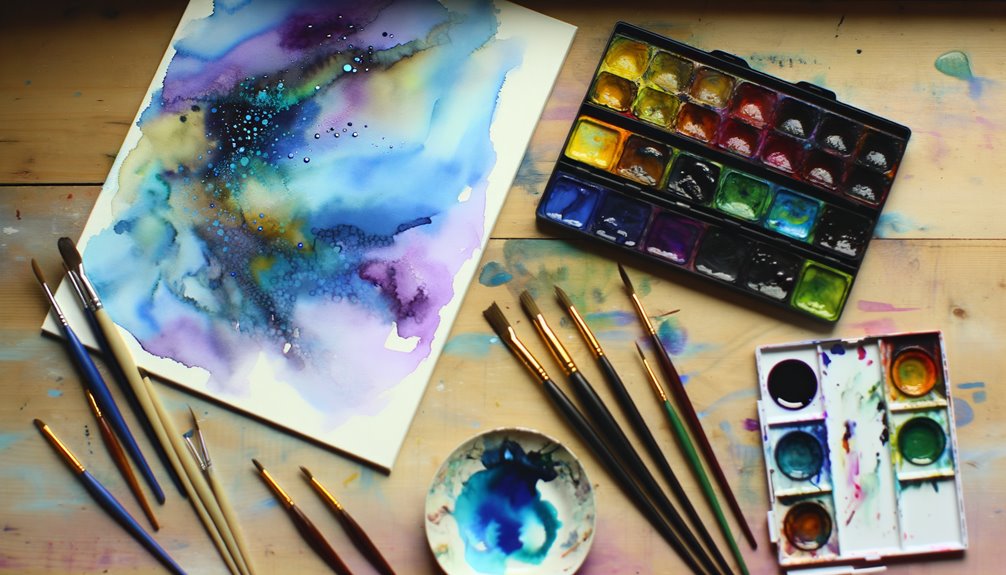 abstract watercolor art