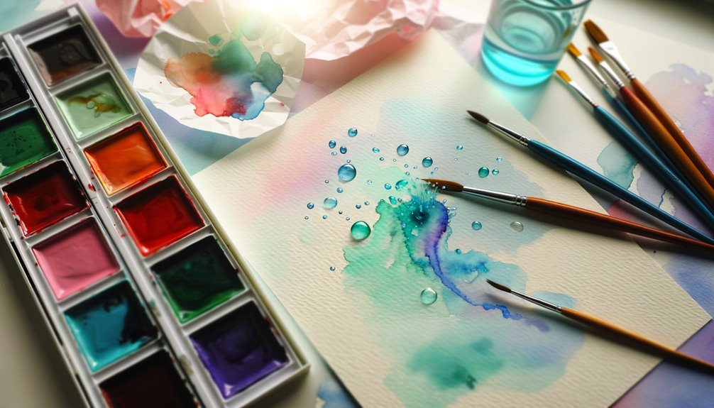 discover watercolor techniques and blending