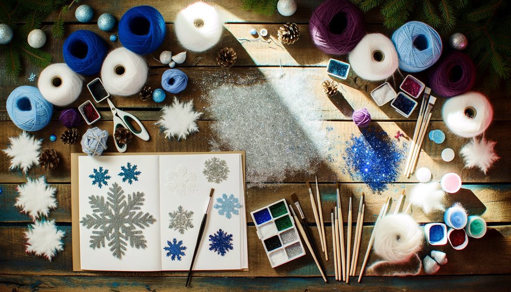 essential materials for winter crafts