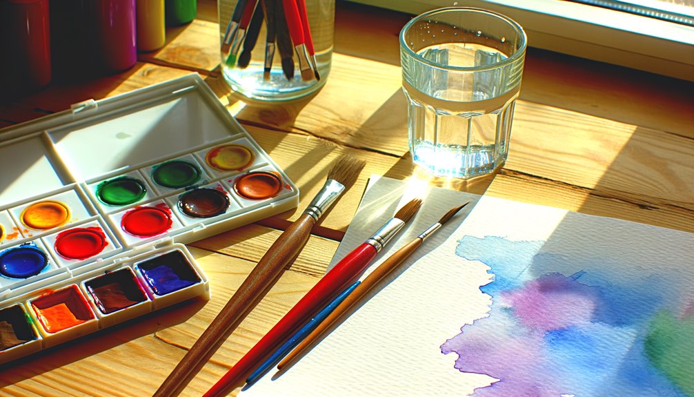 essential watercolor materials