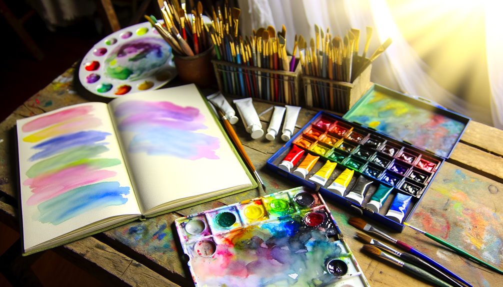 essential watercolor materials