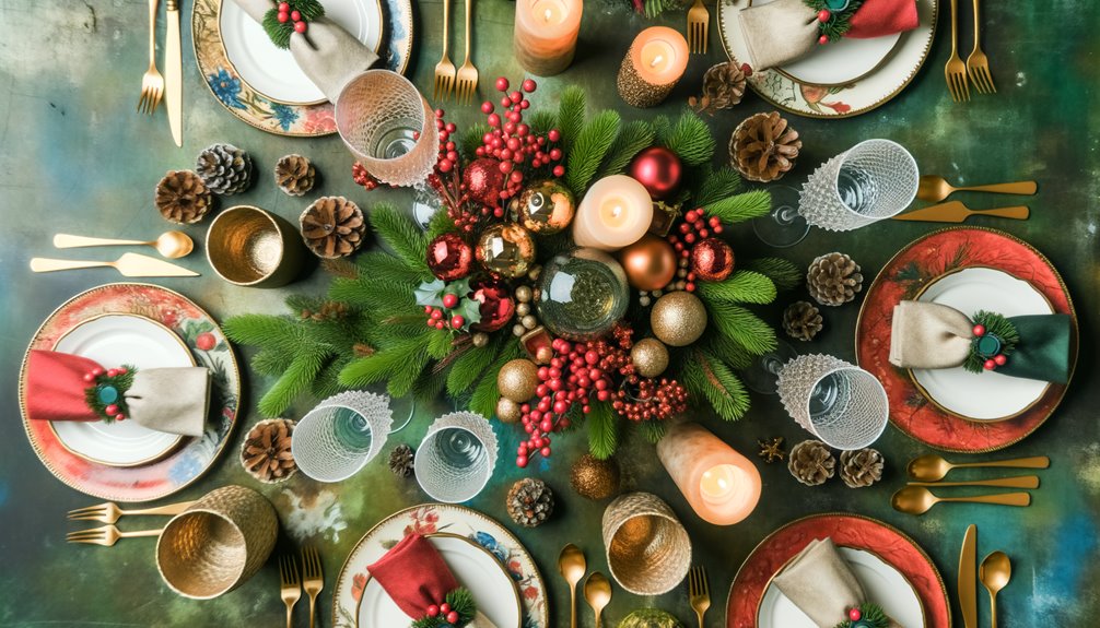 festive table decorations