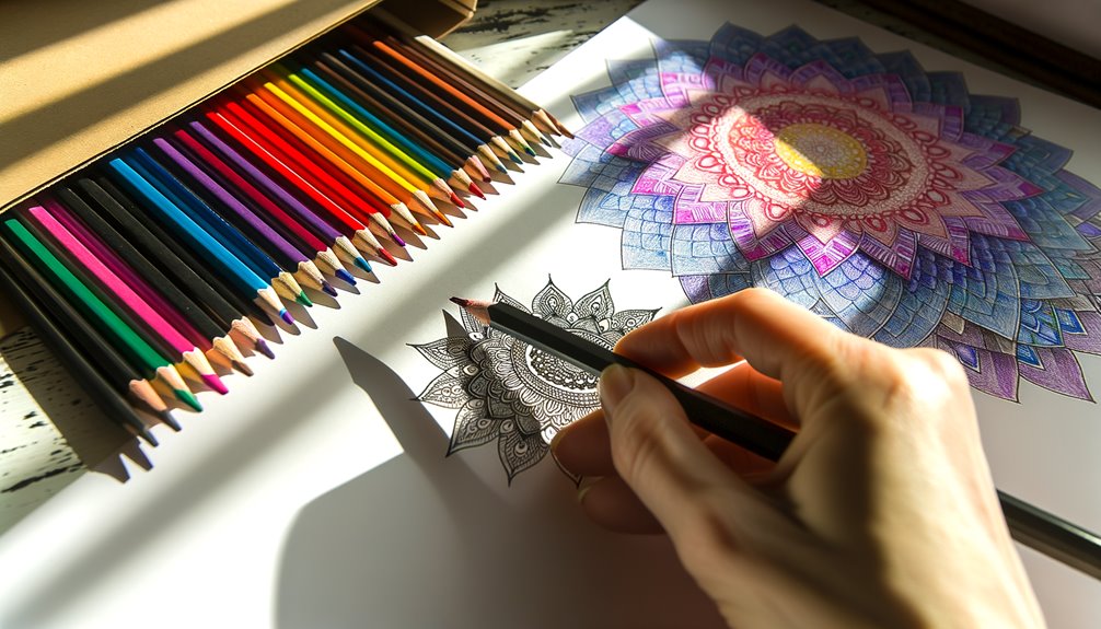 mandala drawing exercise