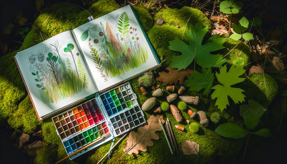 nature inspired sketchbook ideas