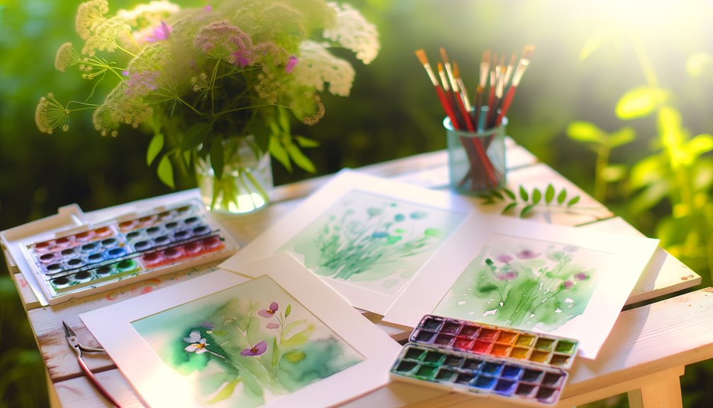 nature inspired watercolor prints