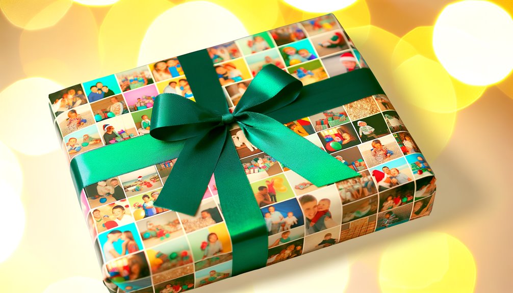 personalized photo collage wrapping