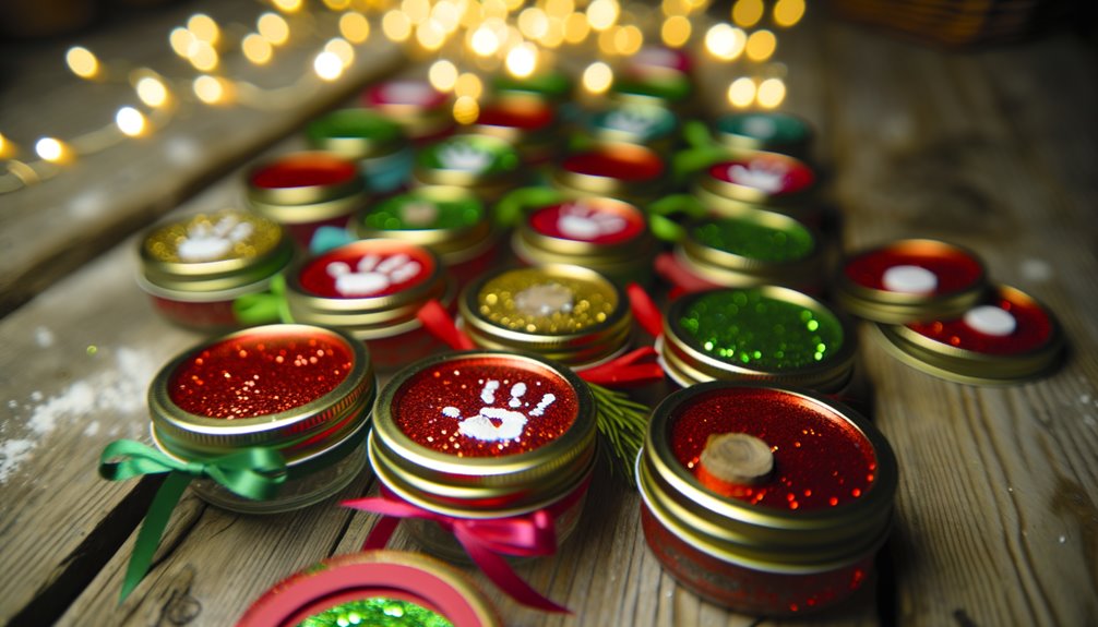 shiny jam jar lids