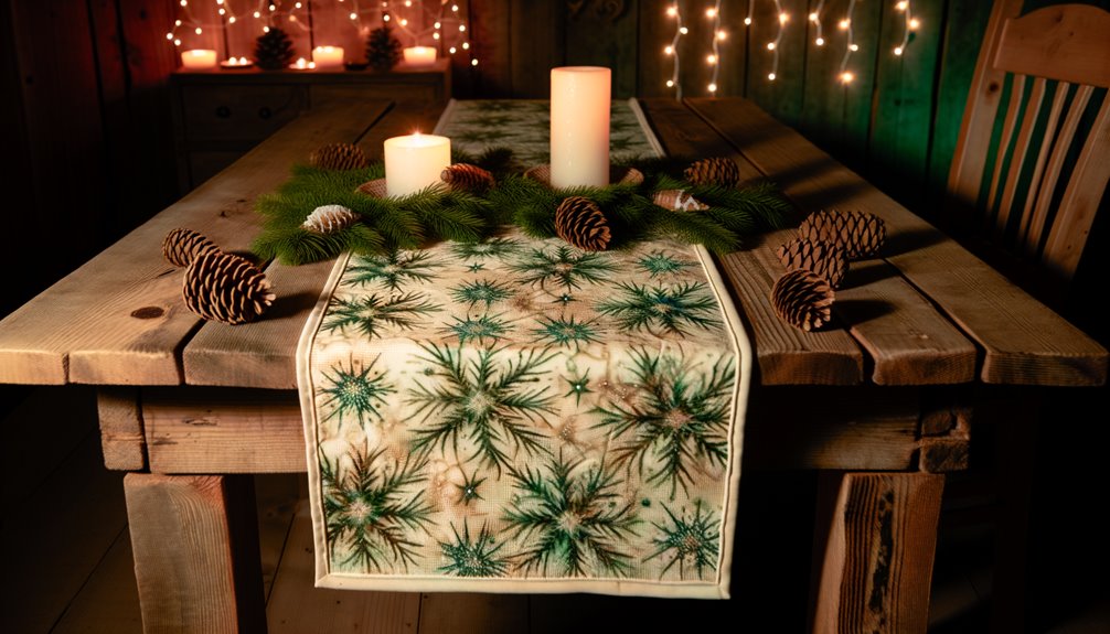 template christmas table runner