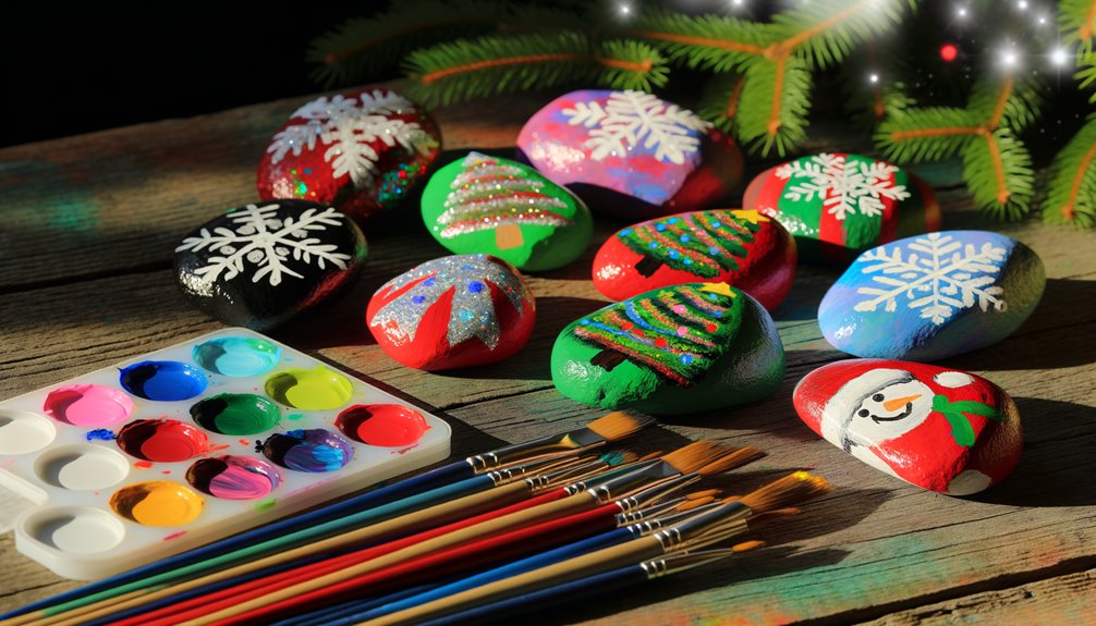 themed stone painting workshop